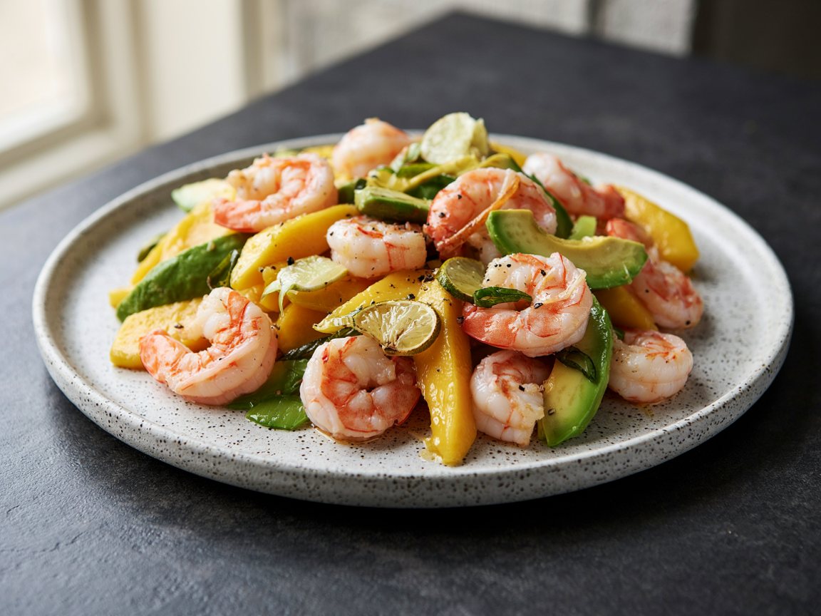 Photo of Prawn and Mango Stir-Fry with Avocado
