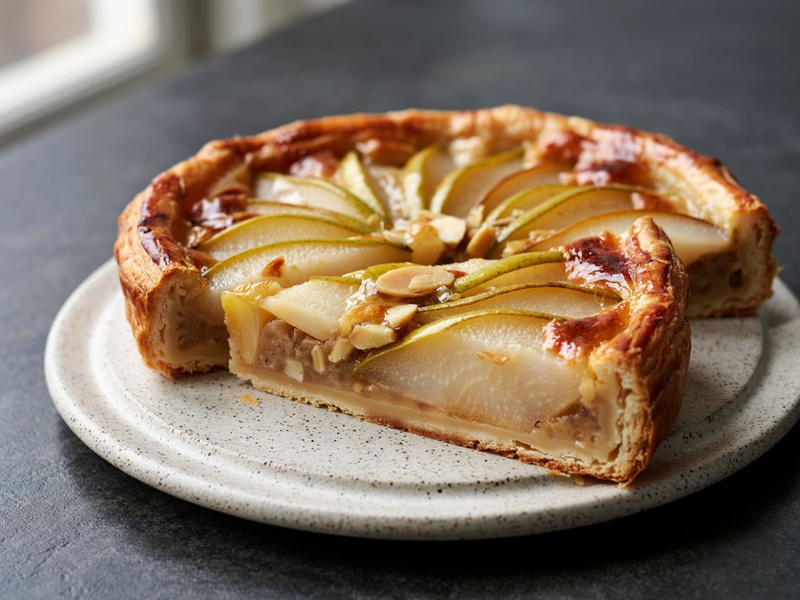 Photo of Pear and Almond Puff Pastry Tart
