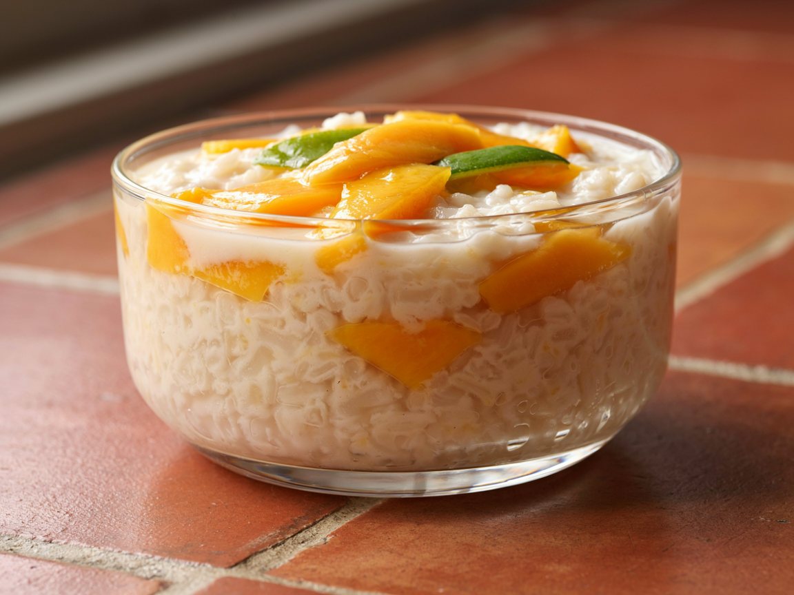 Photo of Coconut Mango Rice Pudding