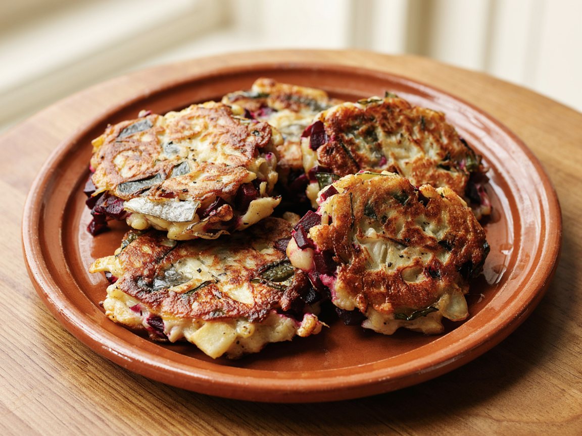 Photo of Smoked Mackerel and Beetroot Fritters