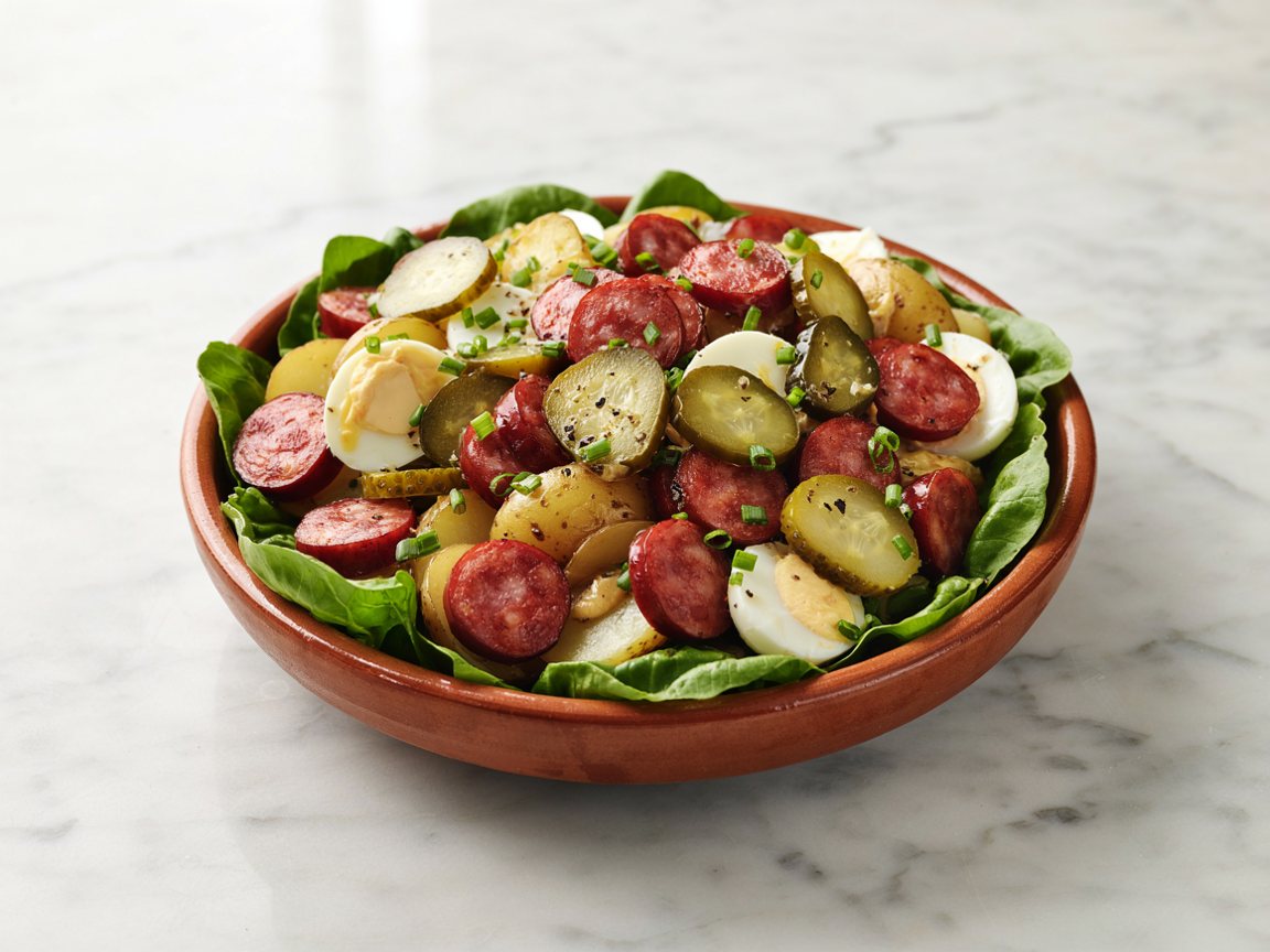 Photo of Smoky Sausage and Egg Potato Salad