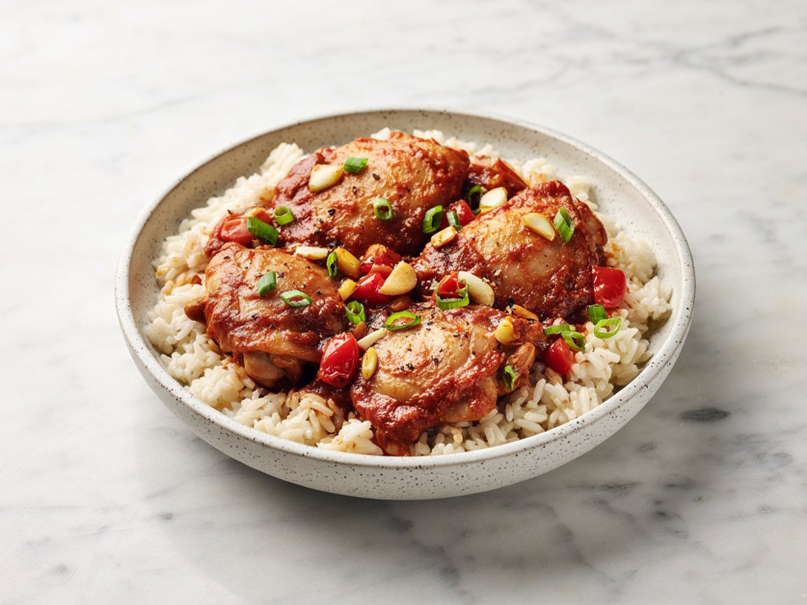 Photo of Pressure Cooker Butter Chicken with Rice