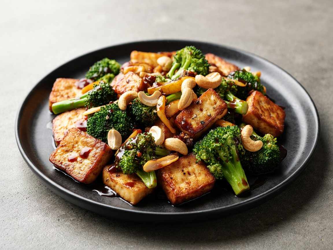 Photo of Crispy Tofu and Broccoli Stir-Fry