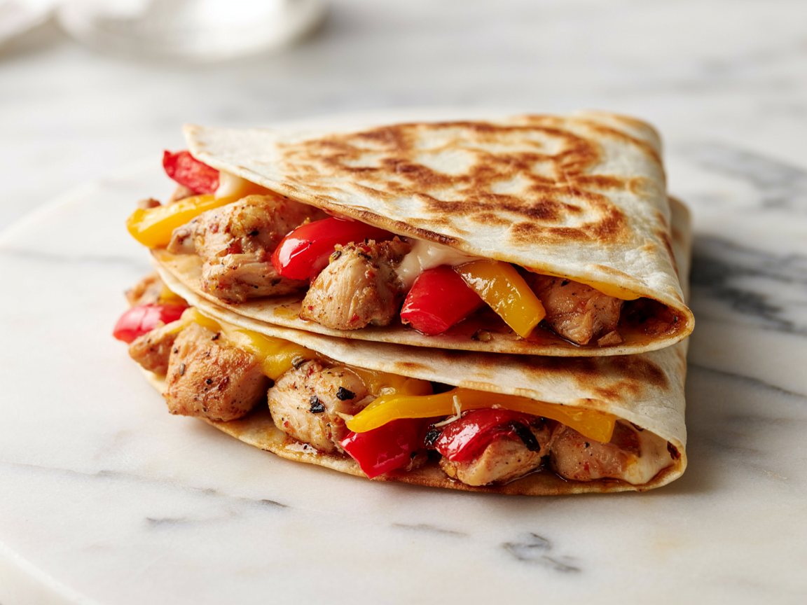 Photo of Chicken and Cheddar Quesadilla