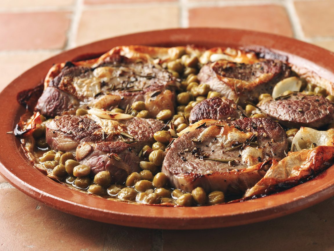 Photo of Rosemary Lamb and Flageolet Traybake