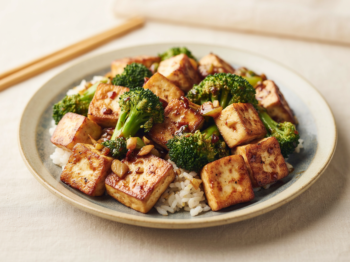 Photo of Tofu and Broccoli Stir-Fry
