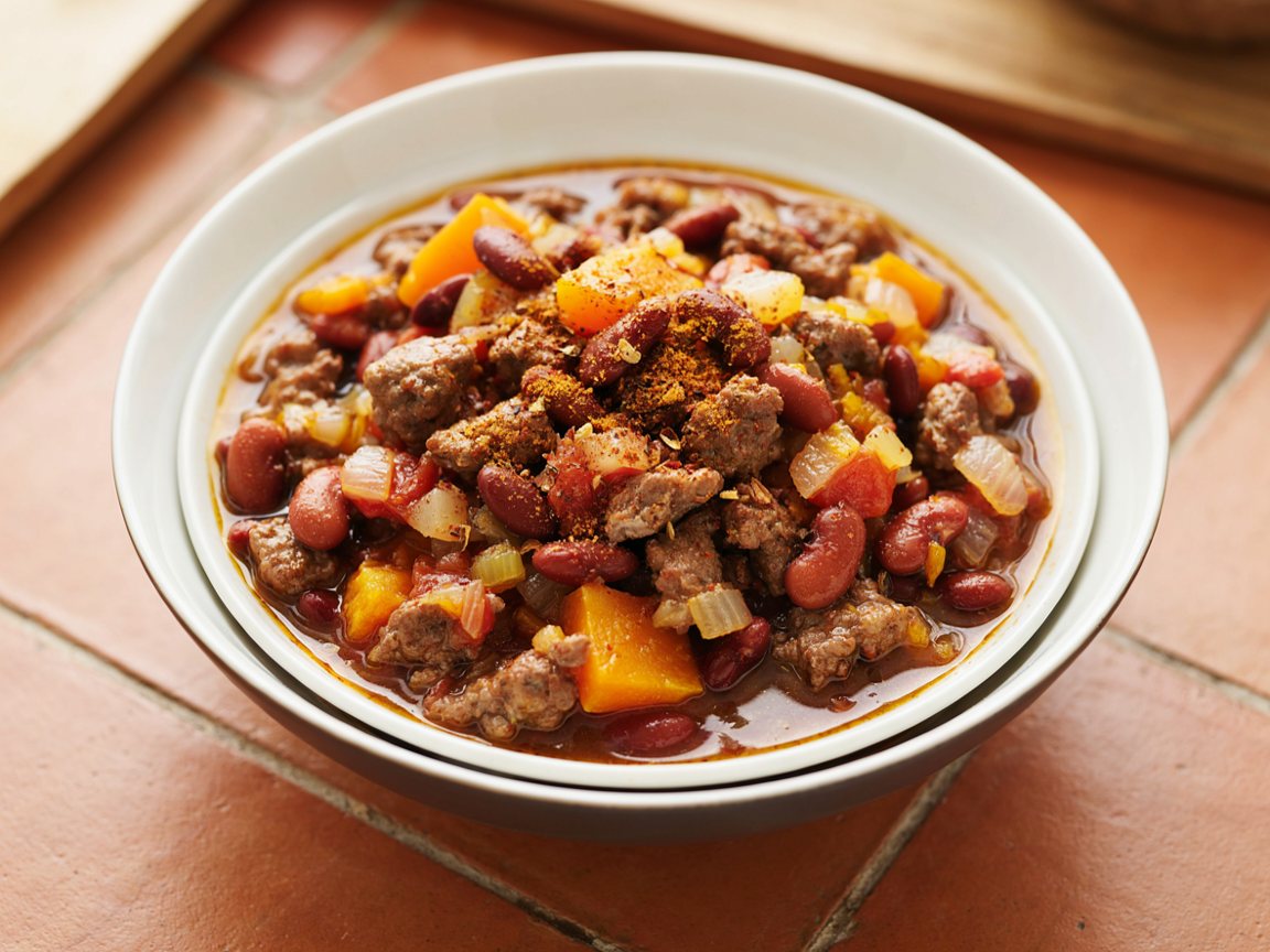 Photo of Spiced Beef and Pumpkin Chili