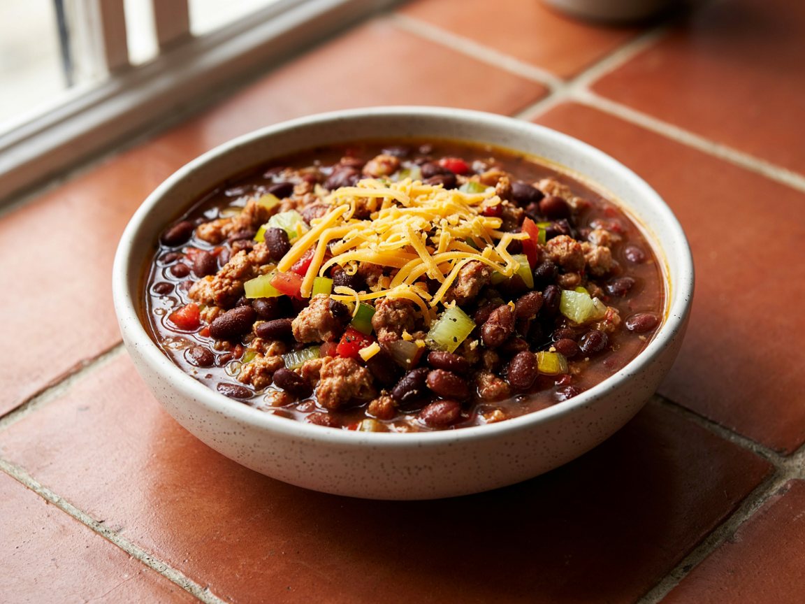 Photo of Turkey and Black Bean Soup with Lime