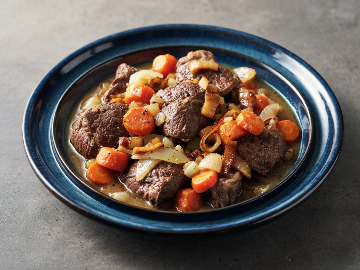 Photo of Beef Stew with Carrots and Onions