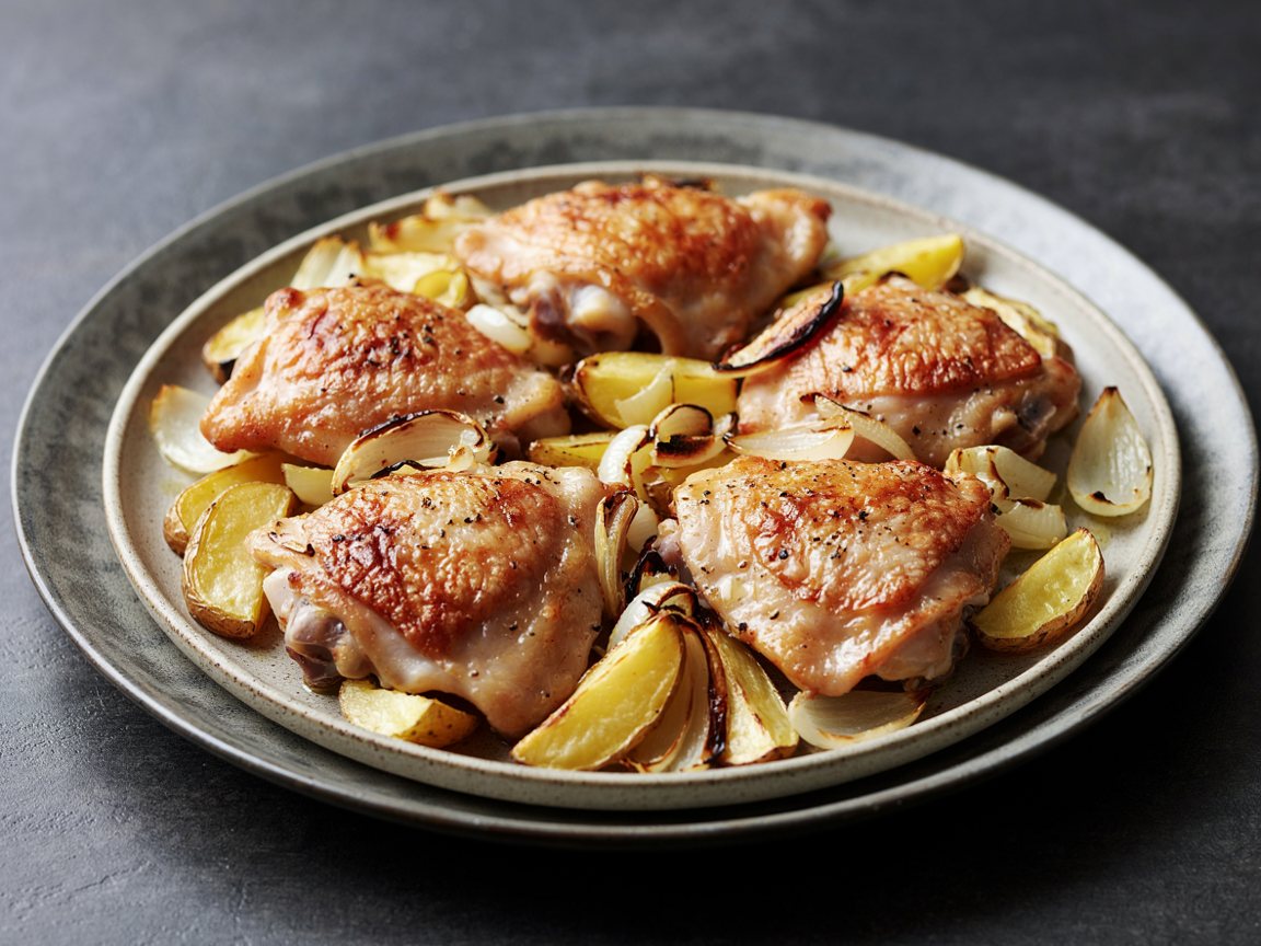 Photo of Lemon Chicken and Potato Traybake