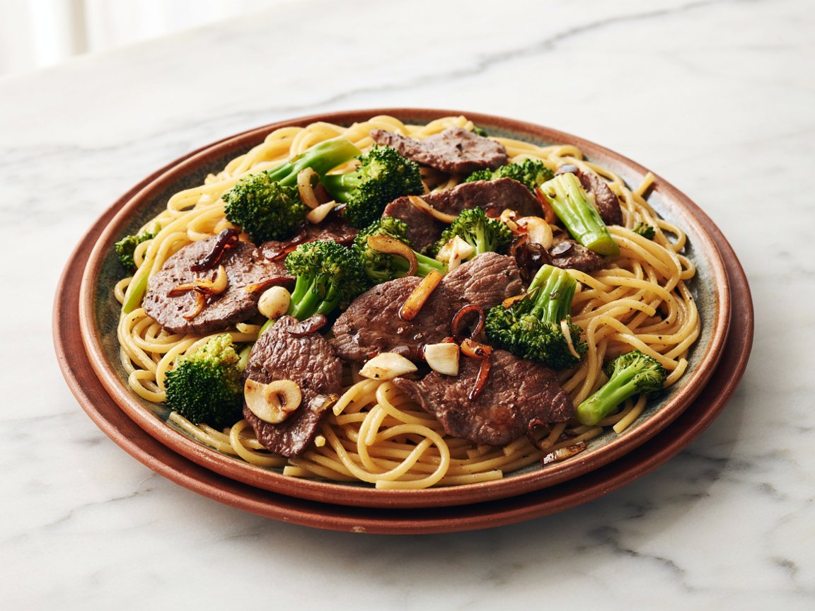 Photo of Beef and Broccoli Lo Mein