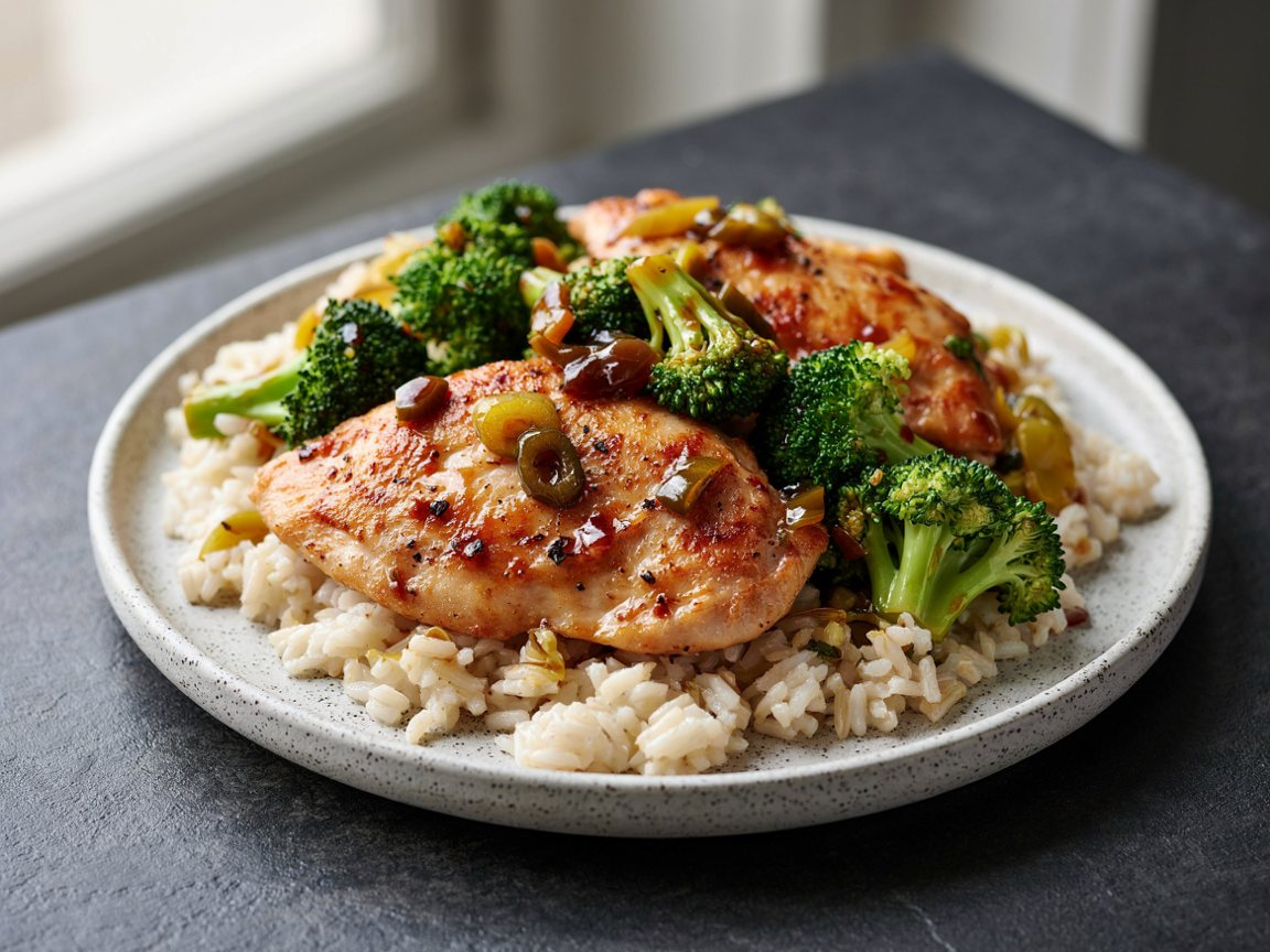 Photo of Chicken and Broccoli Stir-Fry with Rice