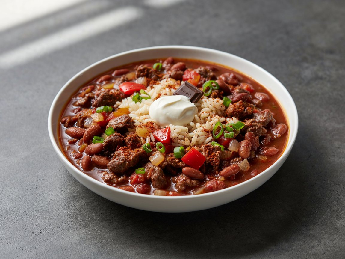 Photo of Smoky Beef and Kidney Bean Chili