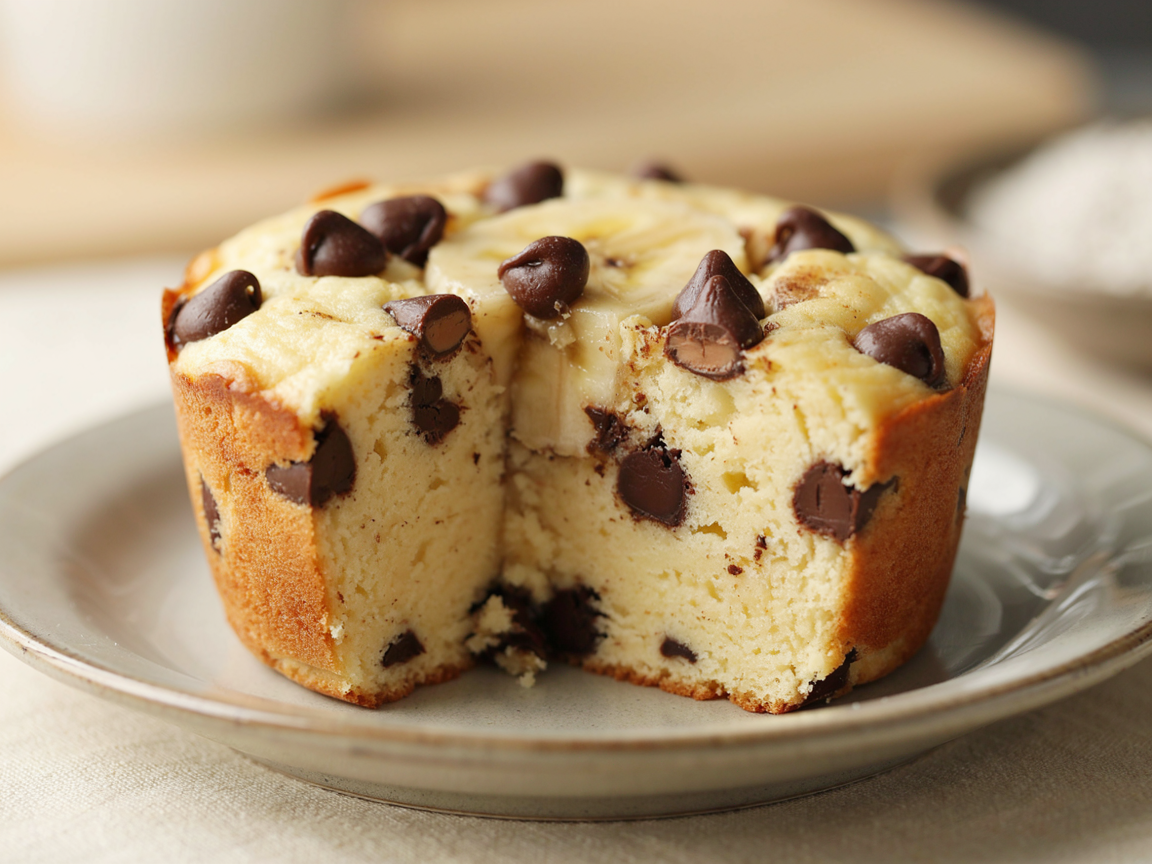Photo of Banana Chocolate Chip Mug Cake