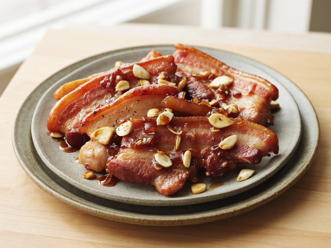 Photo of Air Fryer Crispy Pork Belly with Honey Soy Glaze