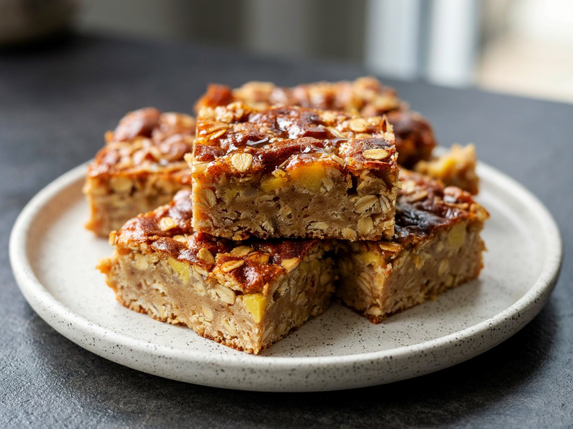 Photo of Golden Syrup Oat Flapjack Squares