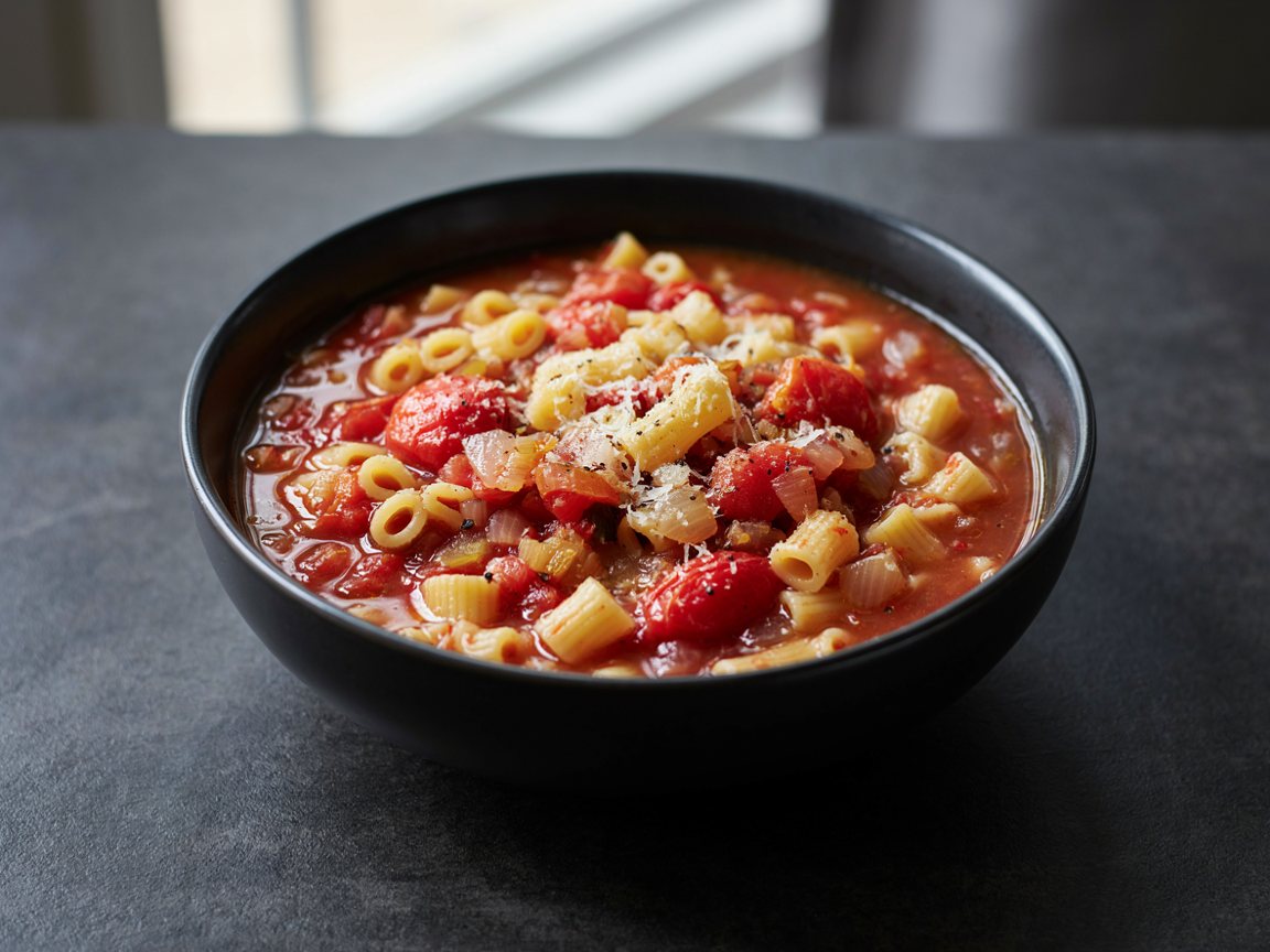 Photo of Tomato Parmesan Pasta Soup