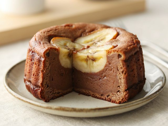 Photo of Baked Banana Chocolate Fondant