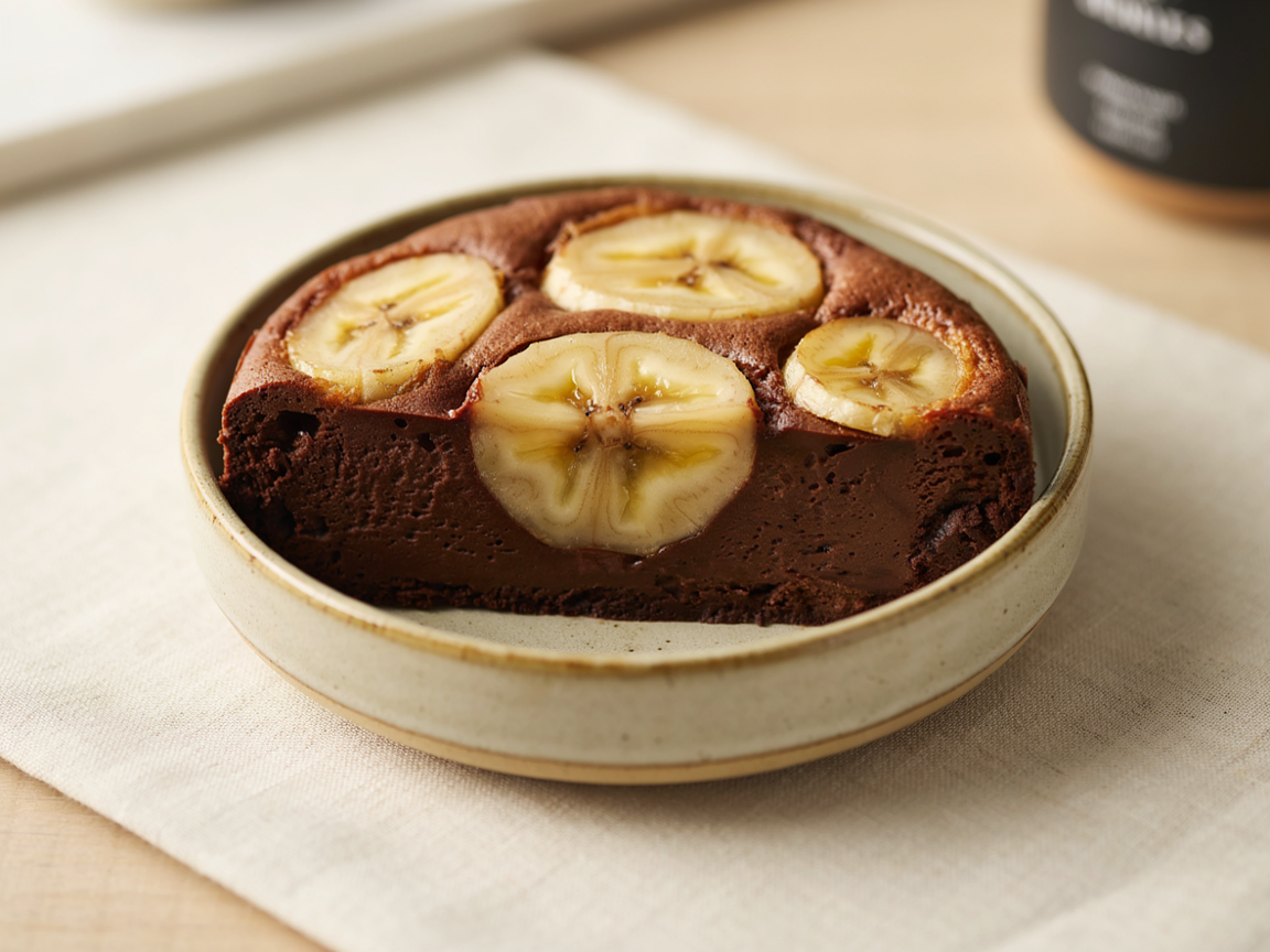 Photo of Baked Banana Chocolate Fondant