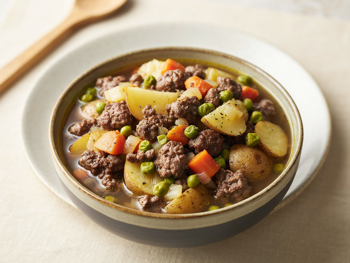 Photo of Hearty Ground Beef and Potato Stew
