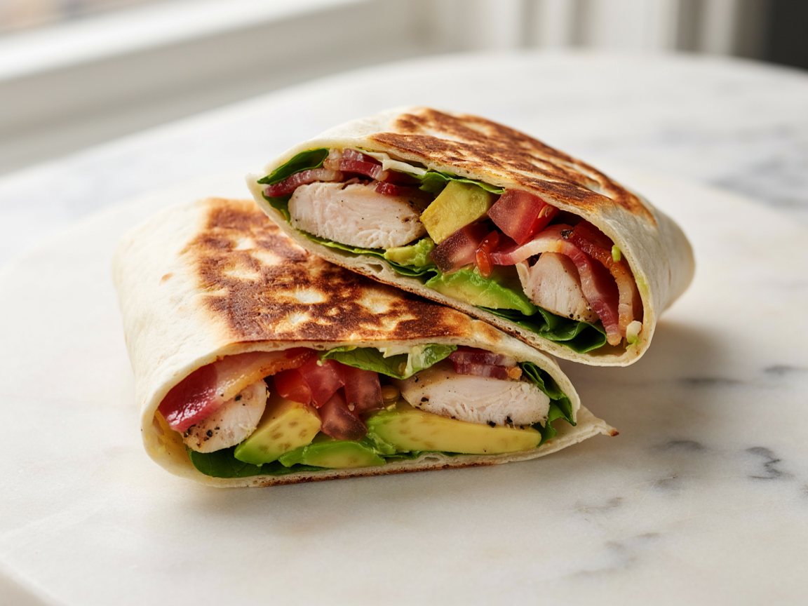 Photo of Chicken Bacon Avocado Wraps