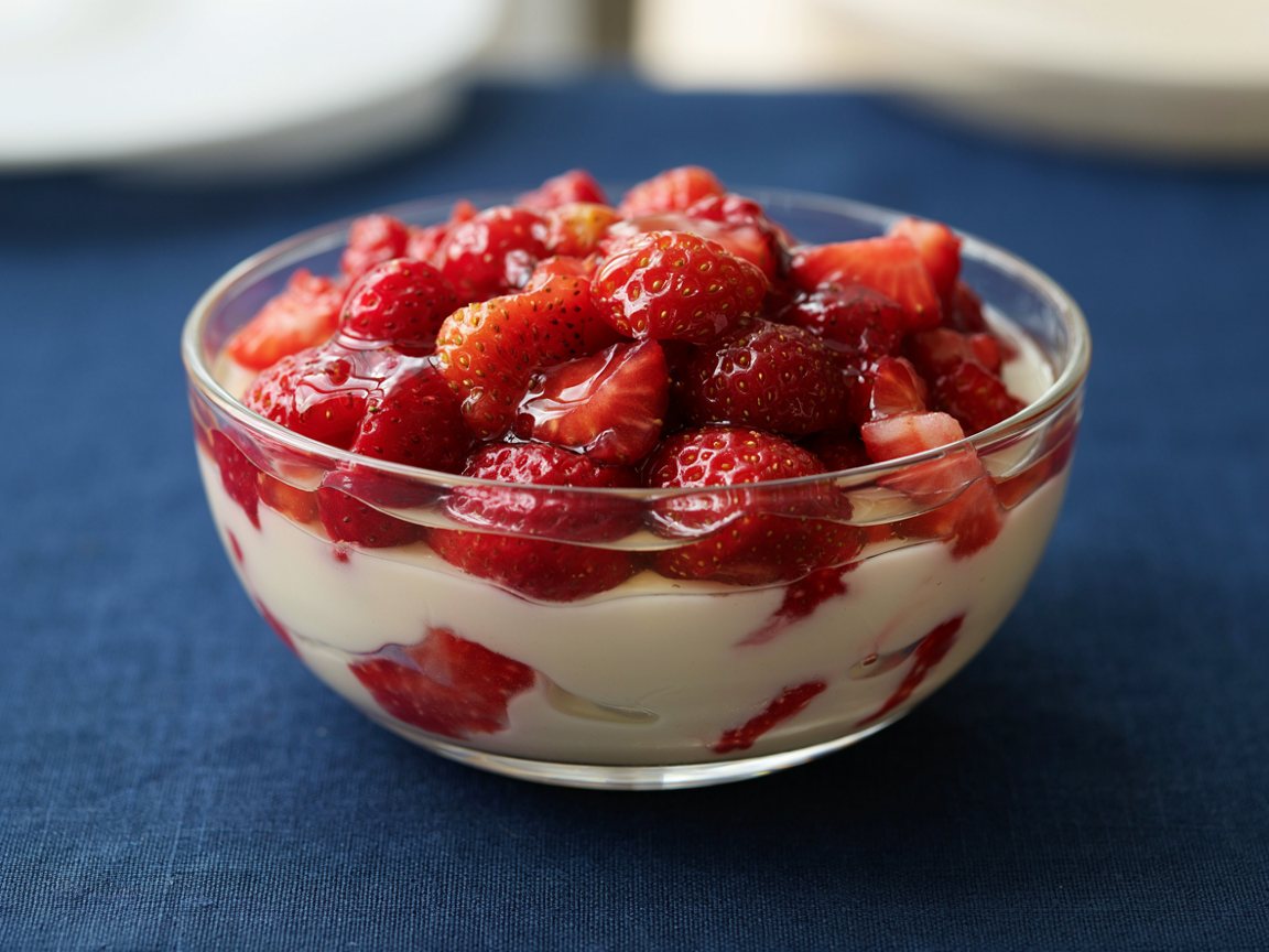 Photo of Strawberry Yogurt Bowl with Honey