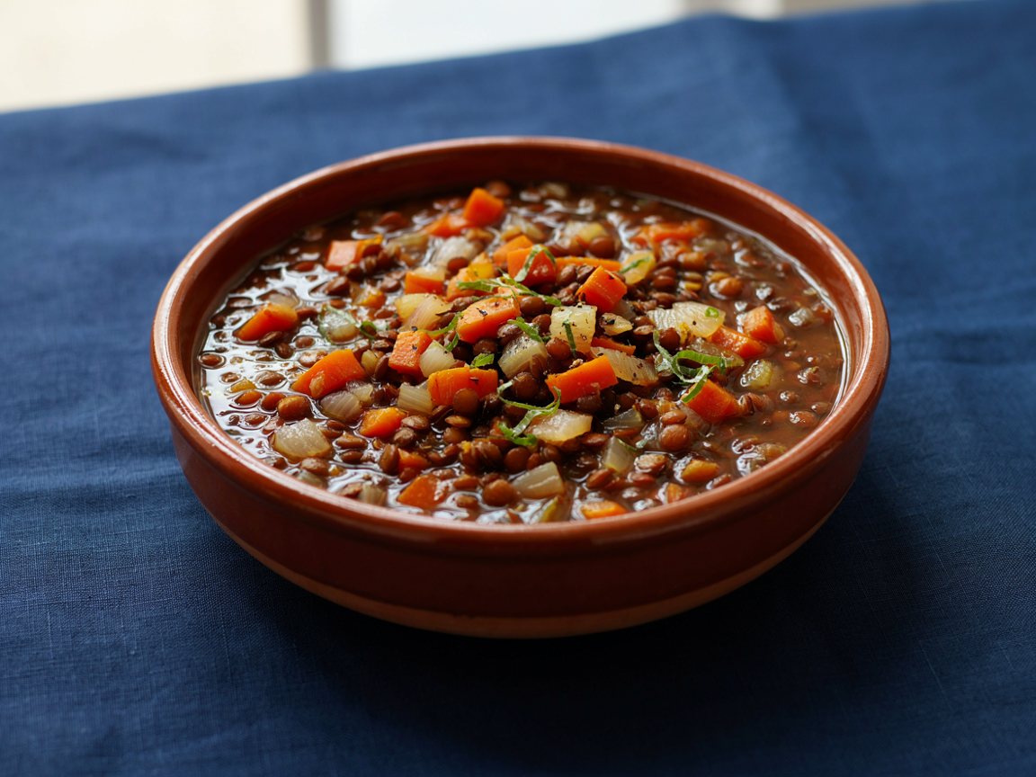 Photo of Red Lentil and Carrot Soup with Lemon