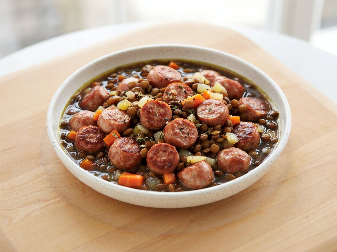 Photo of Sausage and Lentil Stew