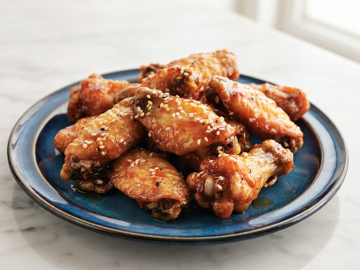 Photo of Air Fryer Sticky Honey Soy Chicken Wings