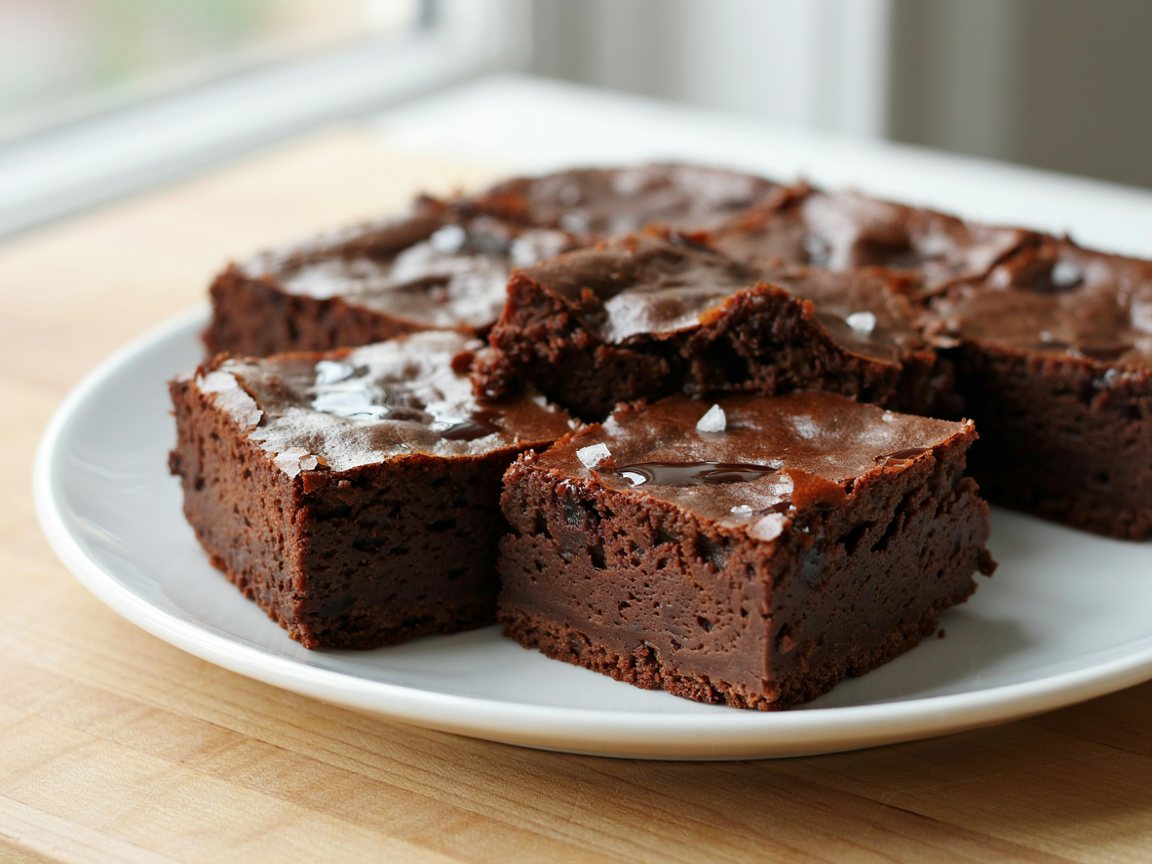 Photo of Baked Chocolate Fondant Squares