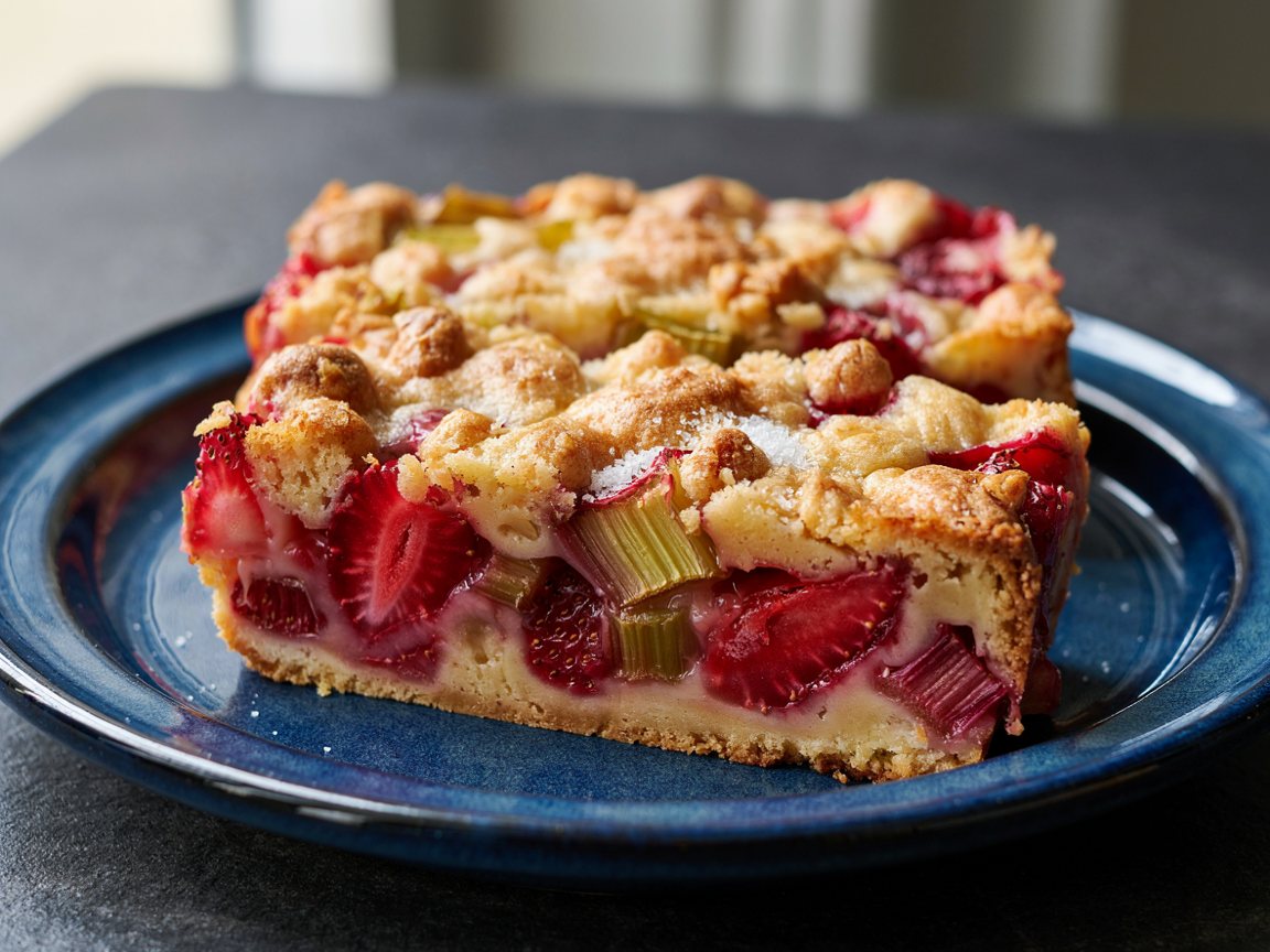 Photo of Strawberry Rhubarb Oat Crumble