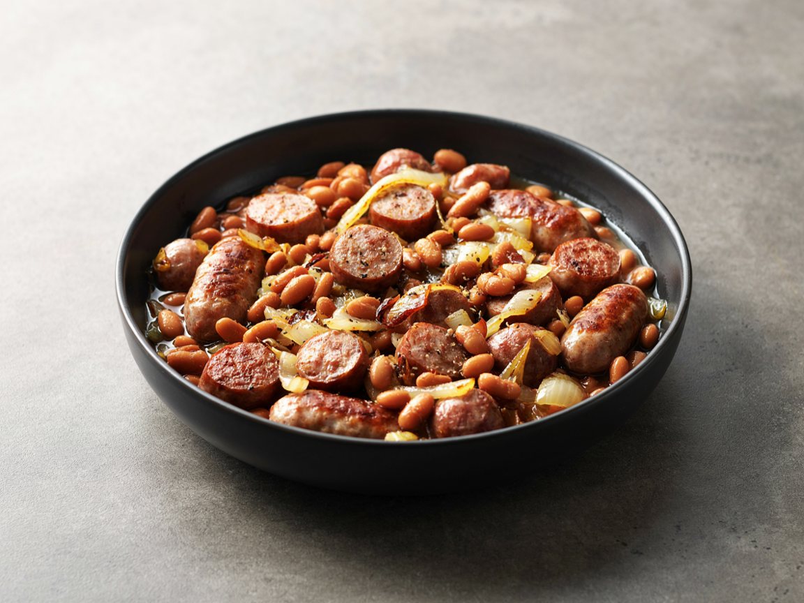 Photo of Sausage and Bean Skillet Stew