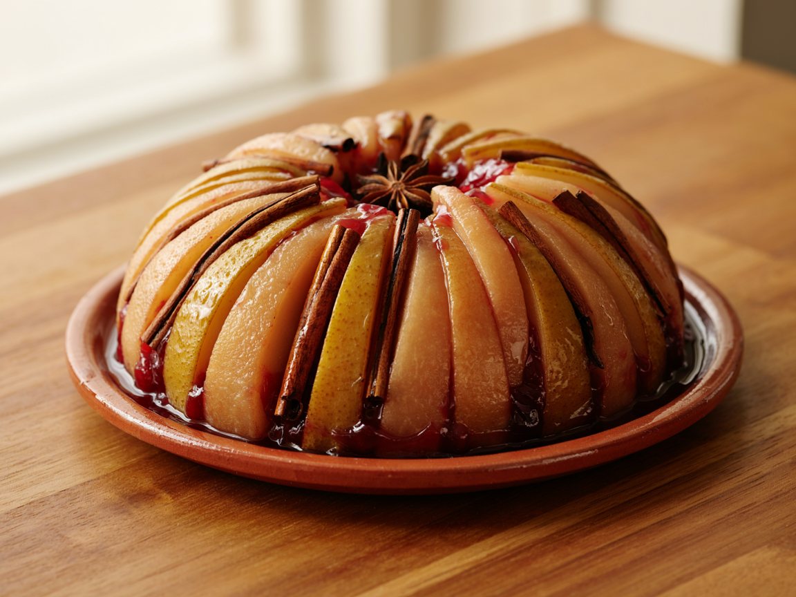 Photo of Spiced Red Wine Pear Compote
