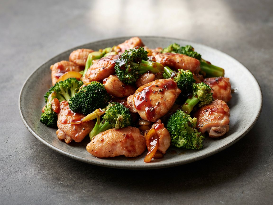 Photo of Teriyaki Chicken and Broccoli Stir-Fry