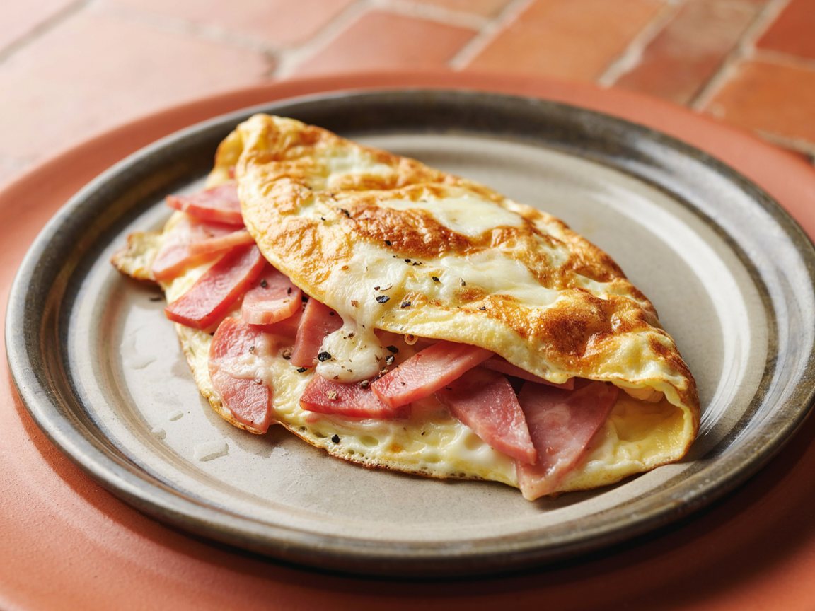 Photo of Ham and Gruyere Skillet Omelette