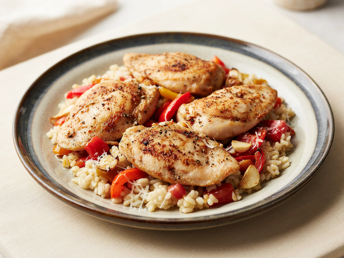 Photo of Paprika Chicken and Rice Skillet