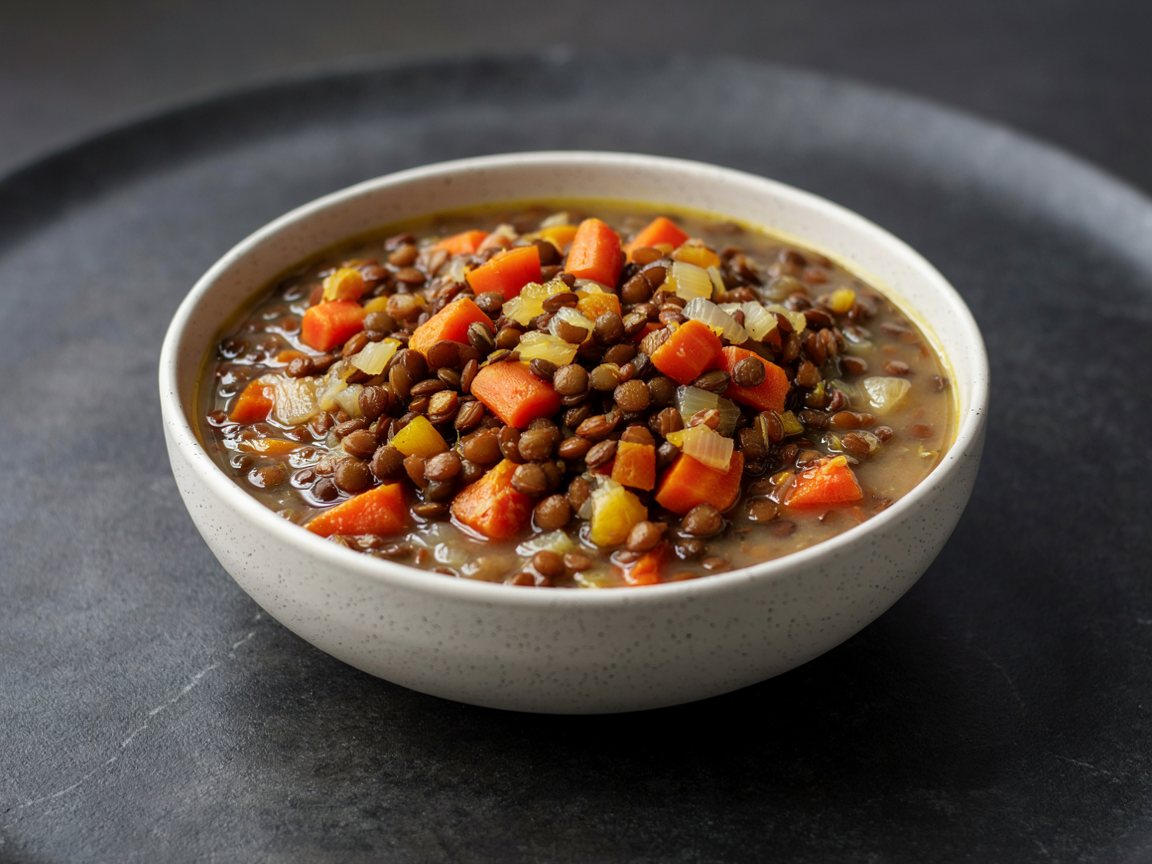 Photo of Hearty Carrot and Lentil Soup