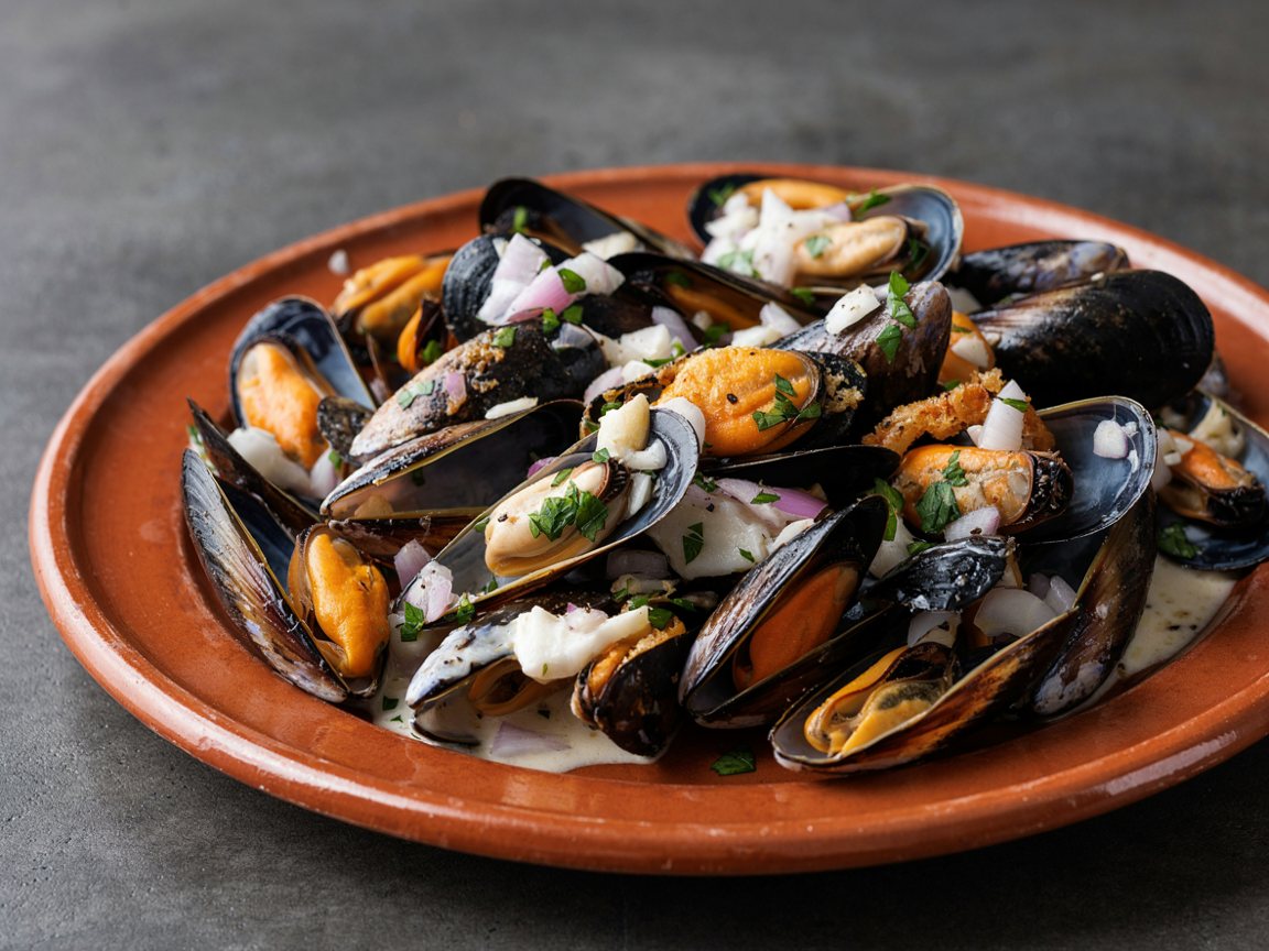 Photo of Mussels in White Wine Cream Sauce