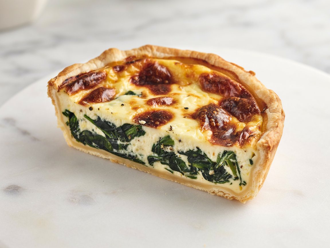 Photo of Spinach and Gruyère Quiche