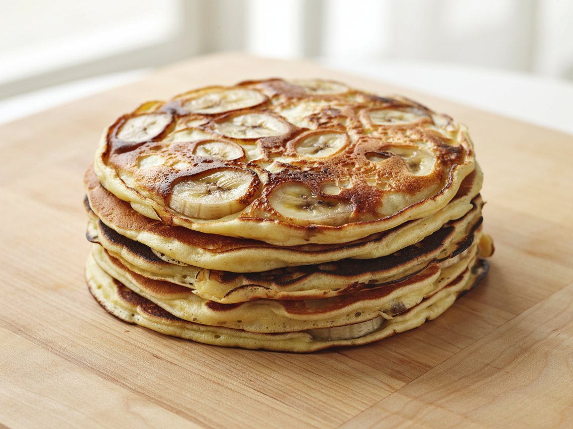 Photo of Banana Vanilla Skillet Pancakes
