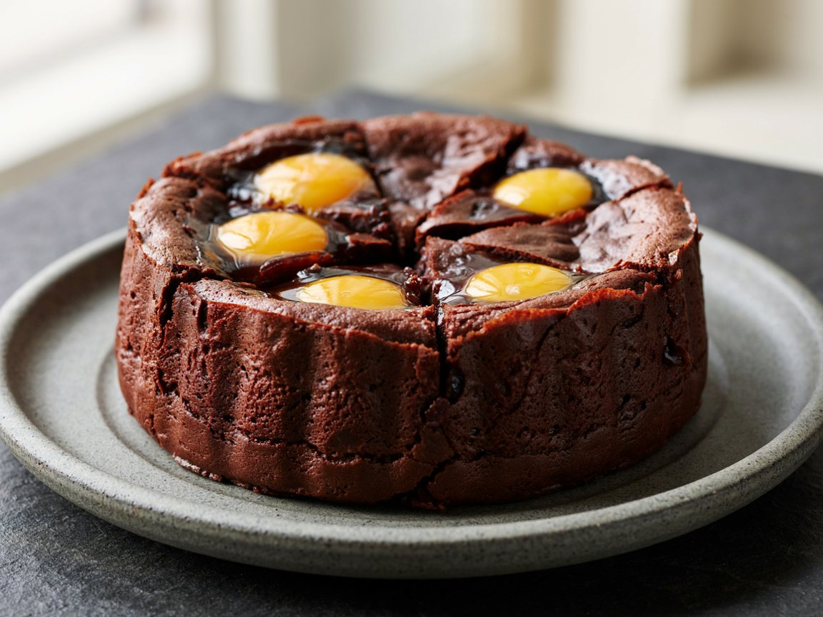 Photo of Dark Chocolate Fondant Pots