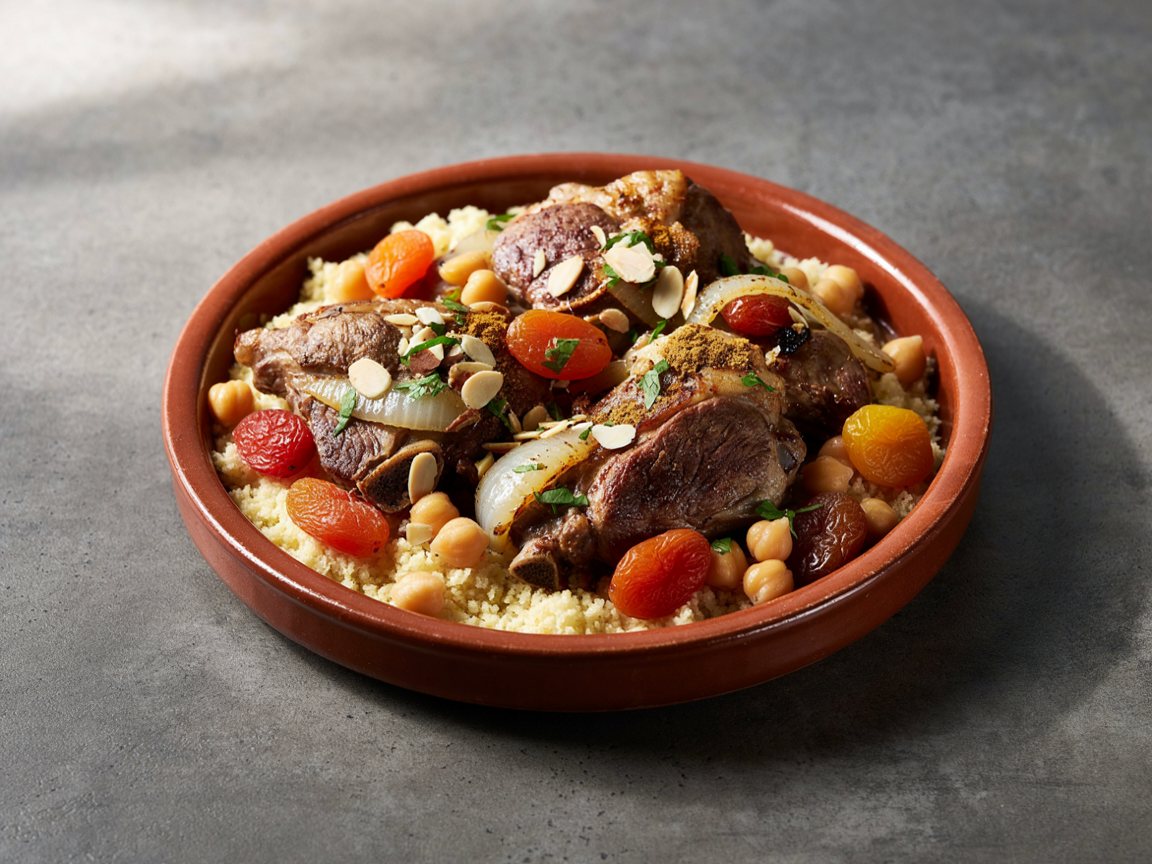 Photo of Lamb Tagine with Apricots and Chickpeas