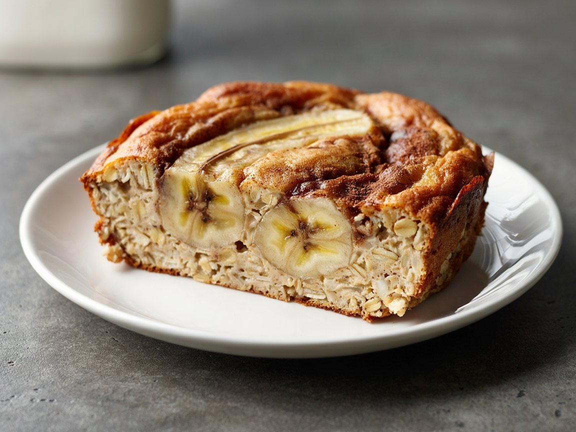 Photo of Baked Banana Oatmeal for One