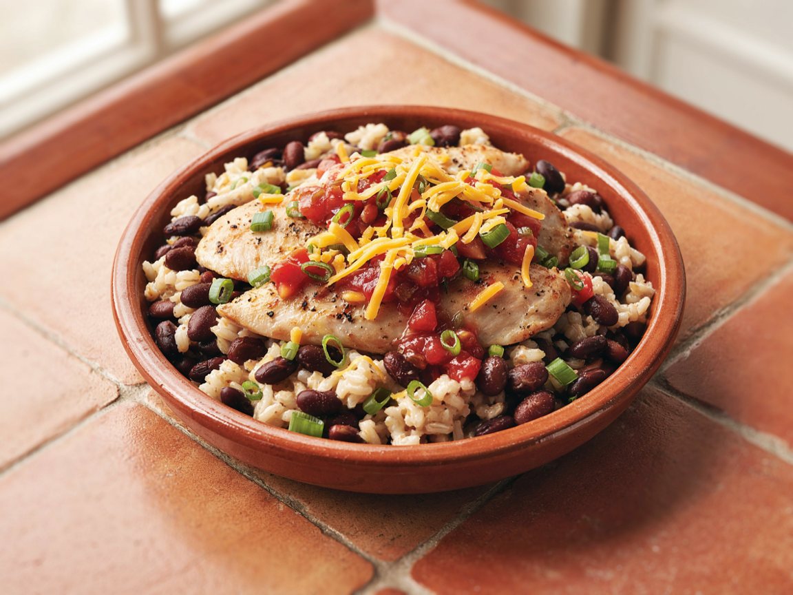 Photo of Pressure Cooker Chicken, Rice and Bean Bowl