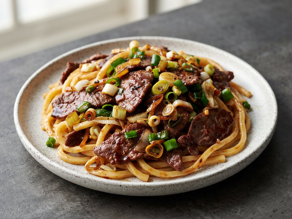 Photo of Beef and Udon Stir-Fry