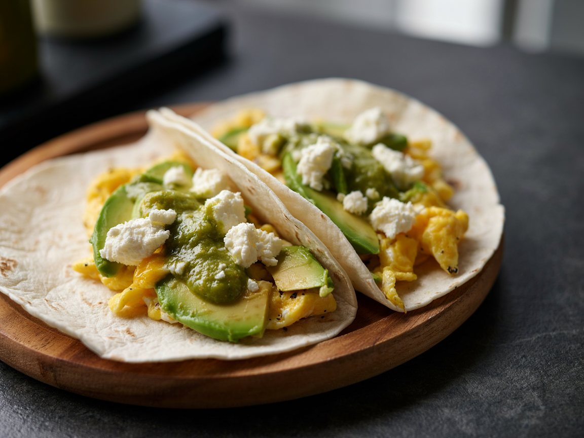 Photo of Egg and Avocado Breakfast Tacos