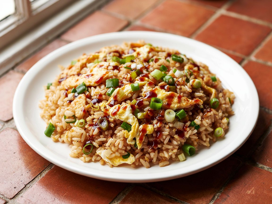 Photo of Egg and Spring Onion Fried Rice