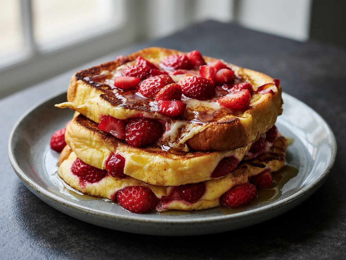 Photo of Strawberry Skillet French Toast