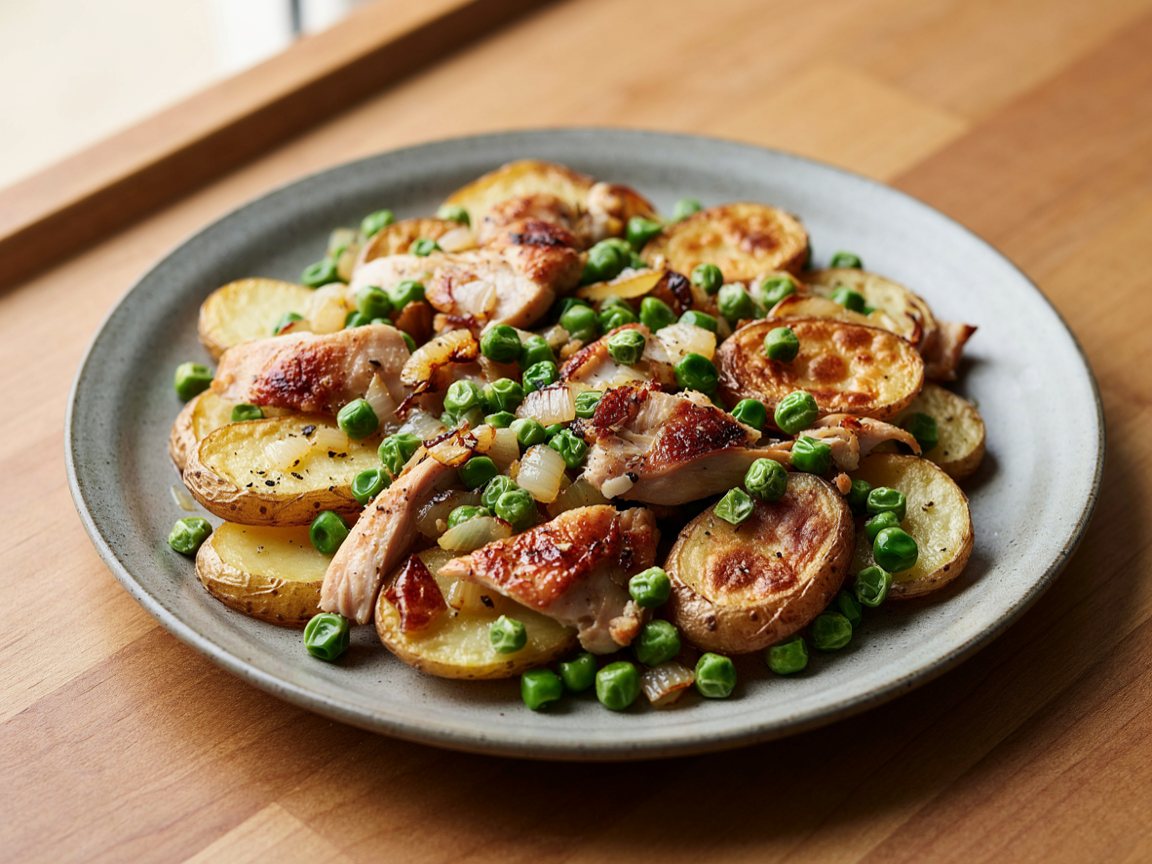 Photo of Chicken and Pea Potato Hash