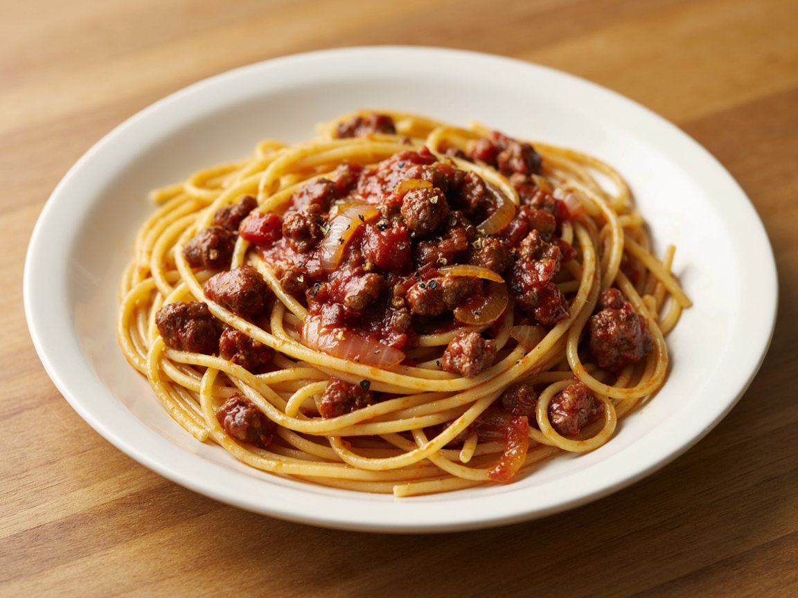 Photo of Spaghetti with Slow-Simmered Meat Sauce